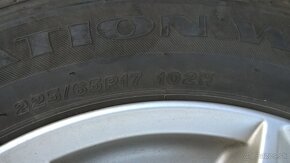 Elektrony ENZO 5x114  + 225/65 R17 102H ZIMA cca 7-8mm  RAV4 - 14