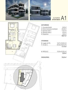 CHORVÁTSKO - Nové apartmány s výhľadom na more - ŠIMUNI, ost - 14