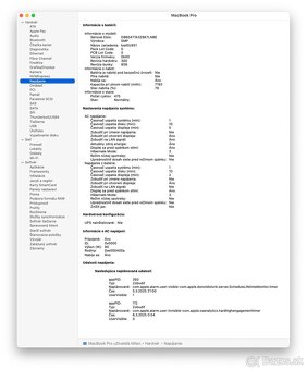 Predám MacBook Pro 16” (2019) 16gb/512ssd - 14