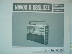 Rádio-magnetofón NATIONAL PANASONIC RQ-434 SD - 14