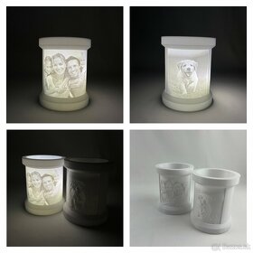 3D svietiace fotky - litografia / lithophane - 14