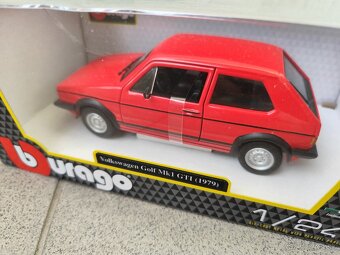 KOVOVÝ MODEL 1:24 ( OTVÁRATEĽNÉ DVERE ) - VW GOLF MK1 GTI - 14