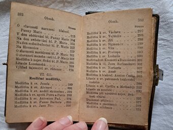 Starožitná modlitebná knižka 1904 - 14