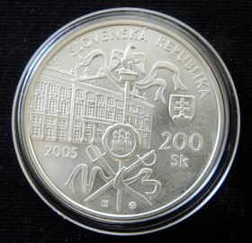 Slovenské strieborné 200 koruny proof, bk - 14