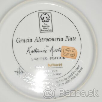 Taniere plné kvetov - zberateľské porcelánové taniere - 14