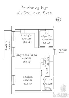 Moderný 2-izbový byt na predaj – Svit, novostavba, centrum - 14