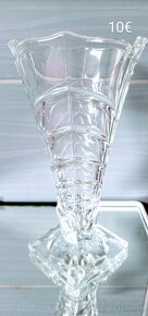 Retro sklenené vázy, dóza - 14