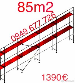 Predám lešenie stavebné lešenie kvalitne certifikované - 14