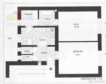 Na prenájom 2,5 izbový byt, 76 m², Dostojevského rad, BA – S - 14