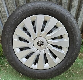 Orig.zimná sada Škoda - 5x112 r16 + 215/60 r16 - 14