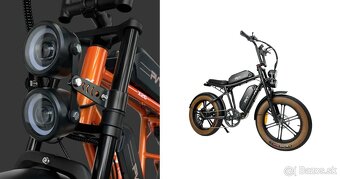 Štýlový fat ebike PVY,20x4..0",1000W,30Ah 1440Wh,50km/h,200 - 14