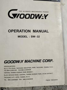 CNC Dlouhotočný automat Goodway SW 32 - 14