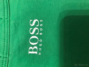 HUGO BOSS originál limetkove pánske tricko L - 14