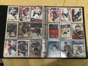 Album NHL hokejových kartičiek 90.s,00.s,10.s - 14