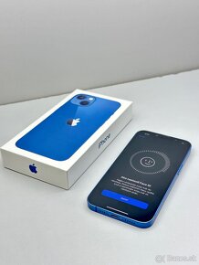 iPhone 13 128GB BLUE TOP ORIGINÁL STAV PRÍSLUŠENSTVO - 14