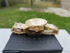 Zlaté hodniky DIESEL - Double Gold 46 mm, ORIGINÁL s krab - 14