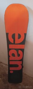 163 cm pansky snowboard Elan El grande + viazanie Salomon - 14