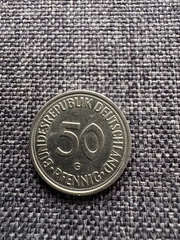 Nemecko - 50 Pfennig 7 ks : 1950, 1966, 1979, 1990, 1992 - 14