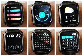 FOBASE T8 Pro športové smart hodinky bluetooth telefón IP67 - 14
