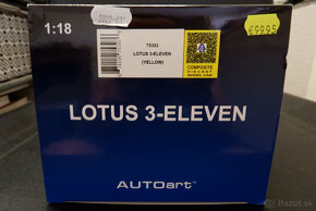 Lotus 3 Eleven Roadster Yellow AUTOart 1:18 - 14