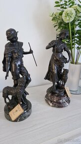 2 bronzove sochy  s certifikátom - 14