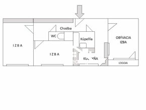 REZERVOVANÉ Predaj 3 izbového bytu blízko centra mesta vo Zv - 14