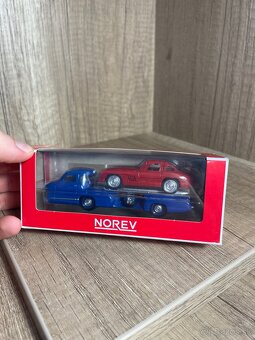 1:64 Mercedes-Benz 300 SL & Renntransporter (Norev) - 14