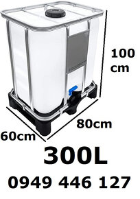 Predám potravinárske ibc kontajnery 70L 300L 600L 800L 1000L - 14