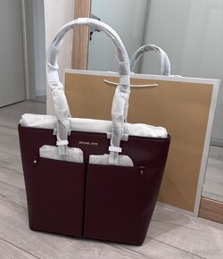 Burgundy kabelka Michael Kors - 14