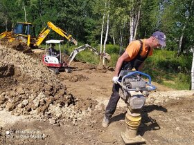 Zemné a búracie práce minibagrom búracie kladivo dumper 4x4 - 14