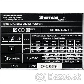 Zváračka DIGIMIG 202 M-POWER - 14