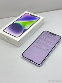 iPhone 14 128GB PURPLE ORIGINÁL STAV - 14