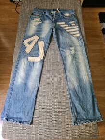 Panske jeansy Armani jeans oversize a M&D - 14