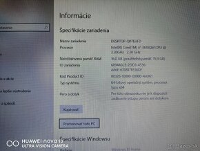 PREDANÉ.. Lenovo Y580 I7,16gb ram,2gb grafická,256gb ssd... - 14