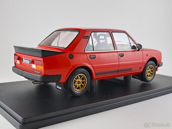 ŠKODA 130L 1988 ČERVENÁ,1987 Rally Monte Carlo 1/18 IXO - 14