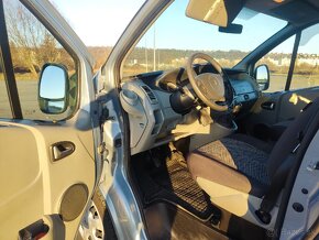 Renault trafic 2,0 dci,2011, predĺžený,9miest,klima - 14