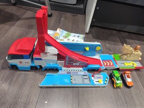 Tlapková Patrola - Paw Patrol Transporter dráha 2v1 - 14