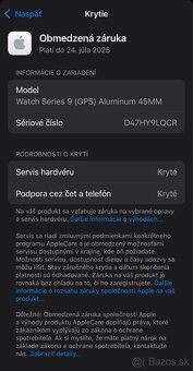 Apple Watch 9 45mm Product Red - nové, záruka - 14