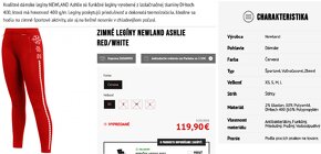 Kvalitné zimné funkčné legíny NEWLAND Ashlie, XS/S - 14