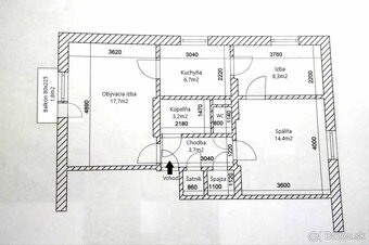 3-izbový byt s garážou - 14