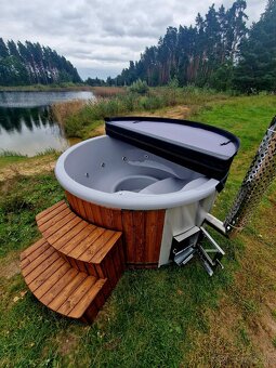 Hottub, drevený kúpací sud - 14