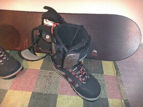 Snowboard, viazanie, topanky - 14