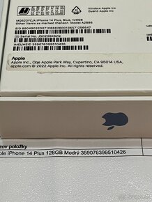 Apple iPhone 14 Plus 128GB Blue - 14