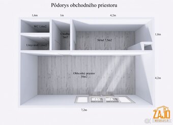 NOVÁ CENA I NA PREDAJ Obchodný priestor 43m2 UrbanPark - 14