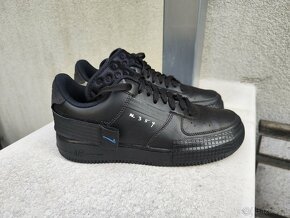 NIKE AIR FORCE 1-TYPE - Originál N.354, Black Platinum Blue - 14