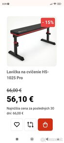 Lavička na cvičenie HS-1025 Pro - 14