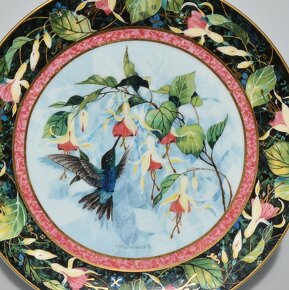 Royal Doulton Anglické porcelánové taniere - Kolibríky - 14