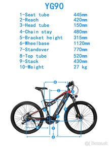 Výkonný ebike Randride 27.5x2.4",1000W,17Ah,45km/h,120km,24k - 14