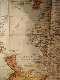 Dobová Litografia a mapa Rusko-japonska Valka Cárske Rusko - 14