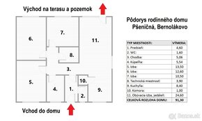 4-IZB. ROD. DOM S TERASOU, NÍZKE NÁKLADY,ZÁHRADOU A DOMČEKOM - 14